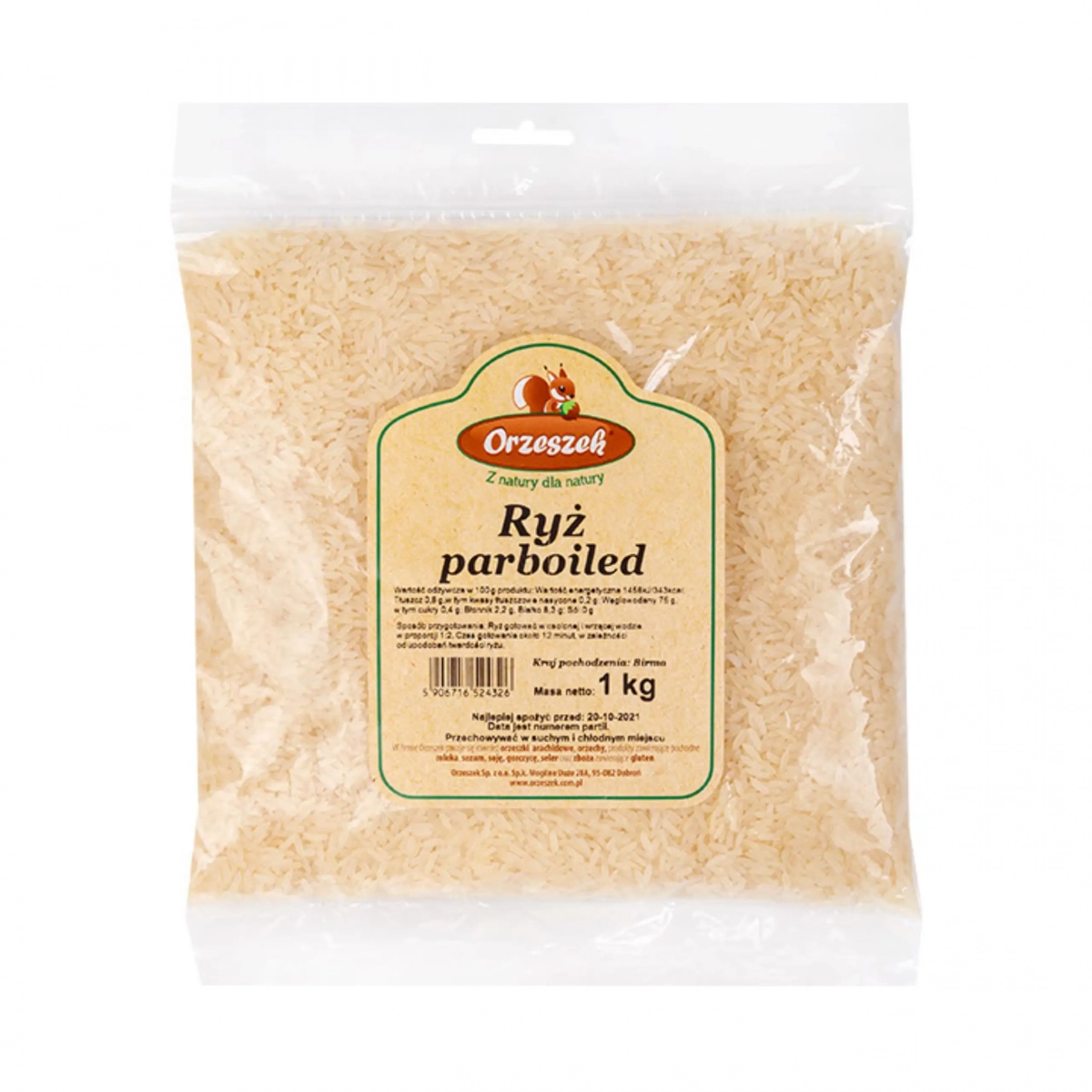 Ryż parboiled Orzeszek - 2,5 kg