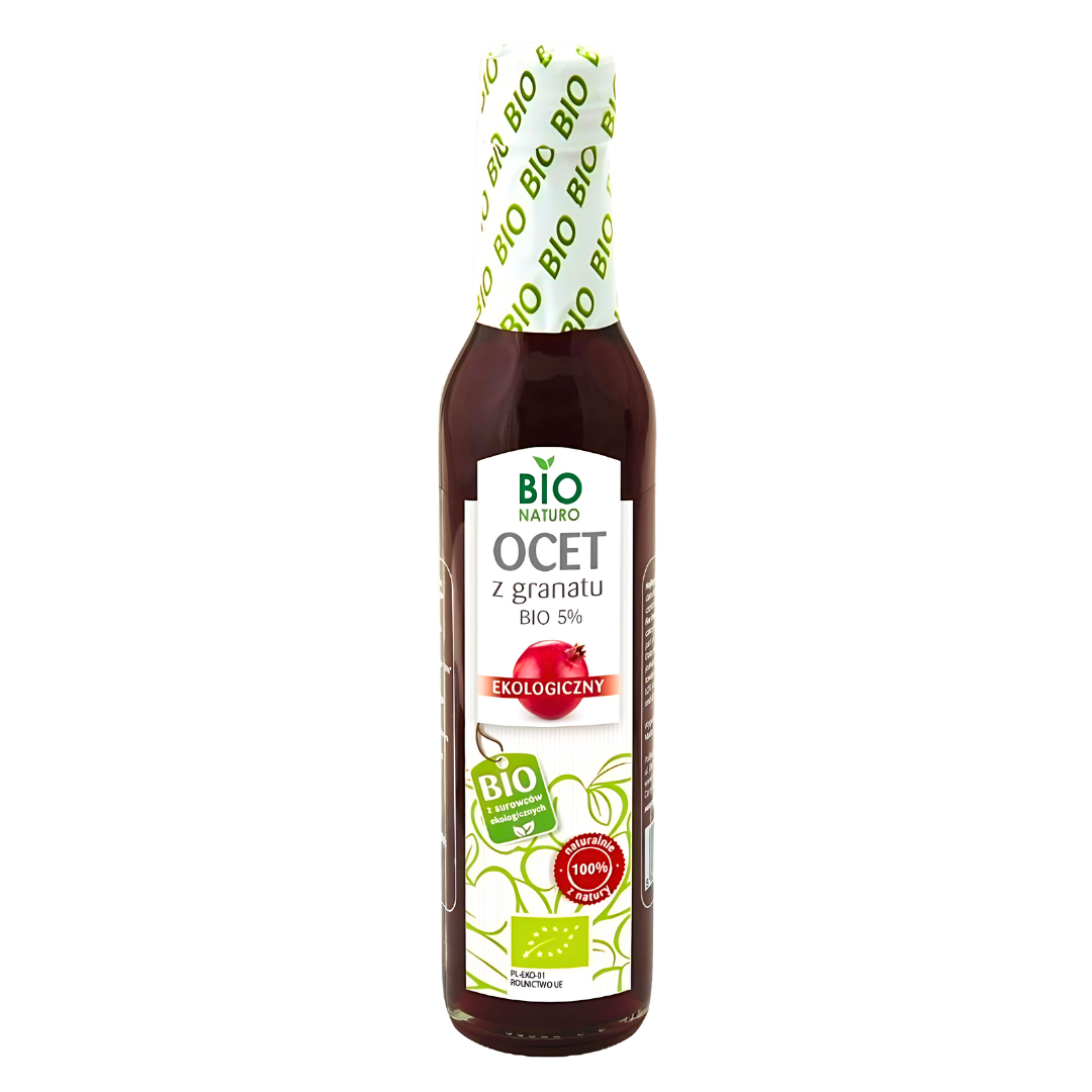 Ekologiczny ocet z granatu 5% BIO Bio Naturo 250 ml