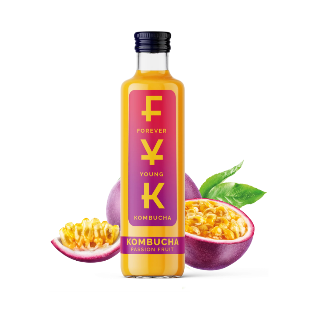 herbata Kombucha Passion fruit 0,25l Napój Forever Young FYK