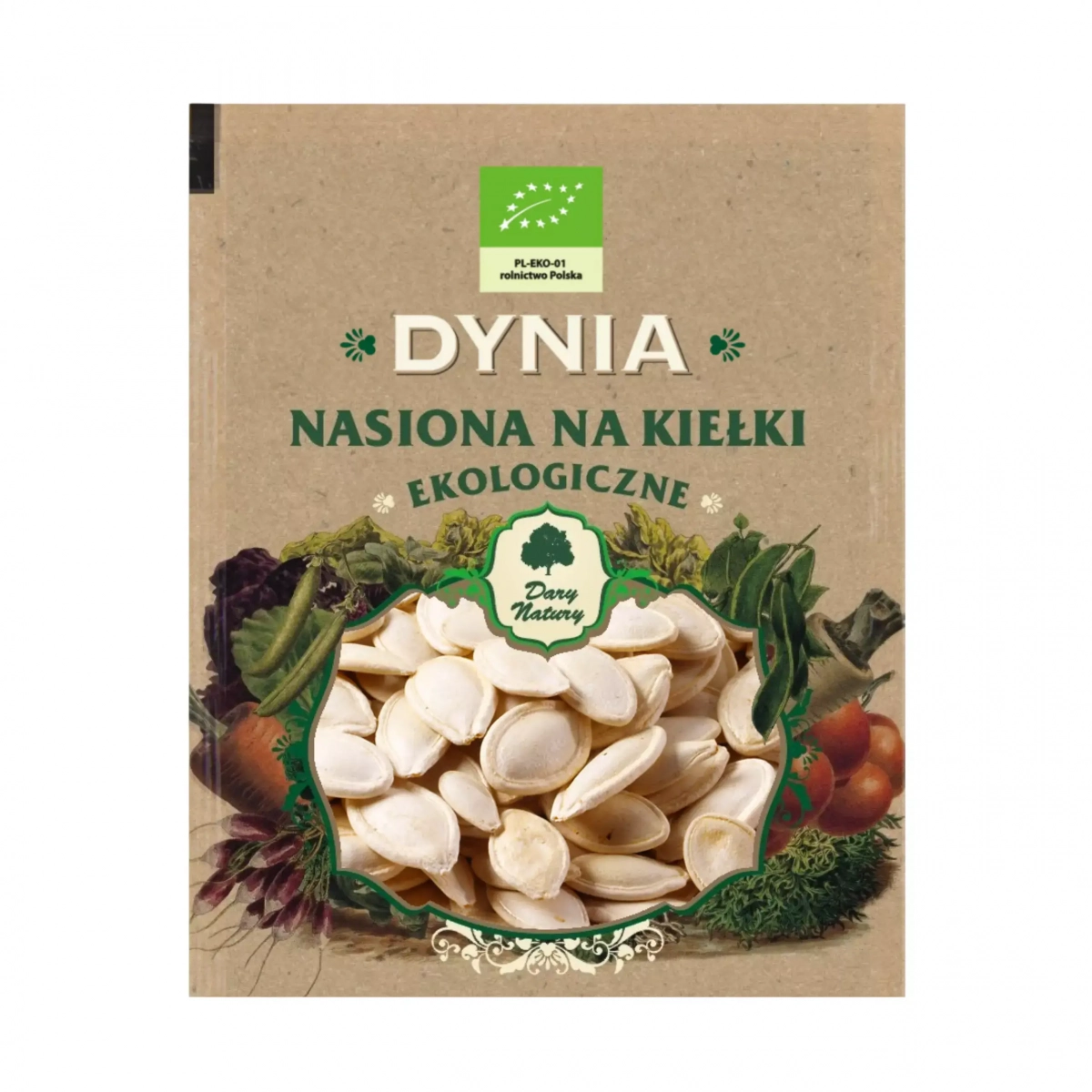 Nasiona na kiełki DYNIA EKO 50g Dary Natury