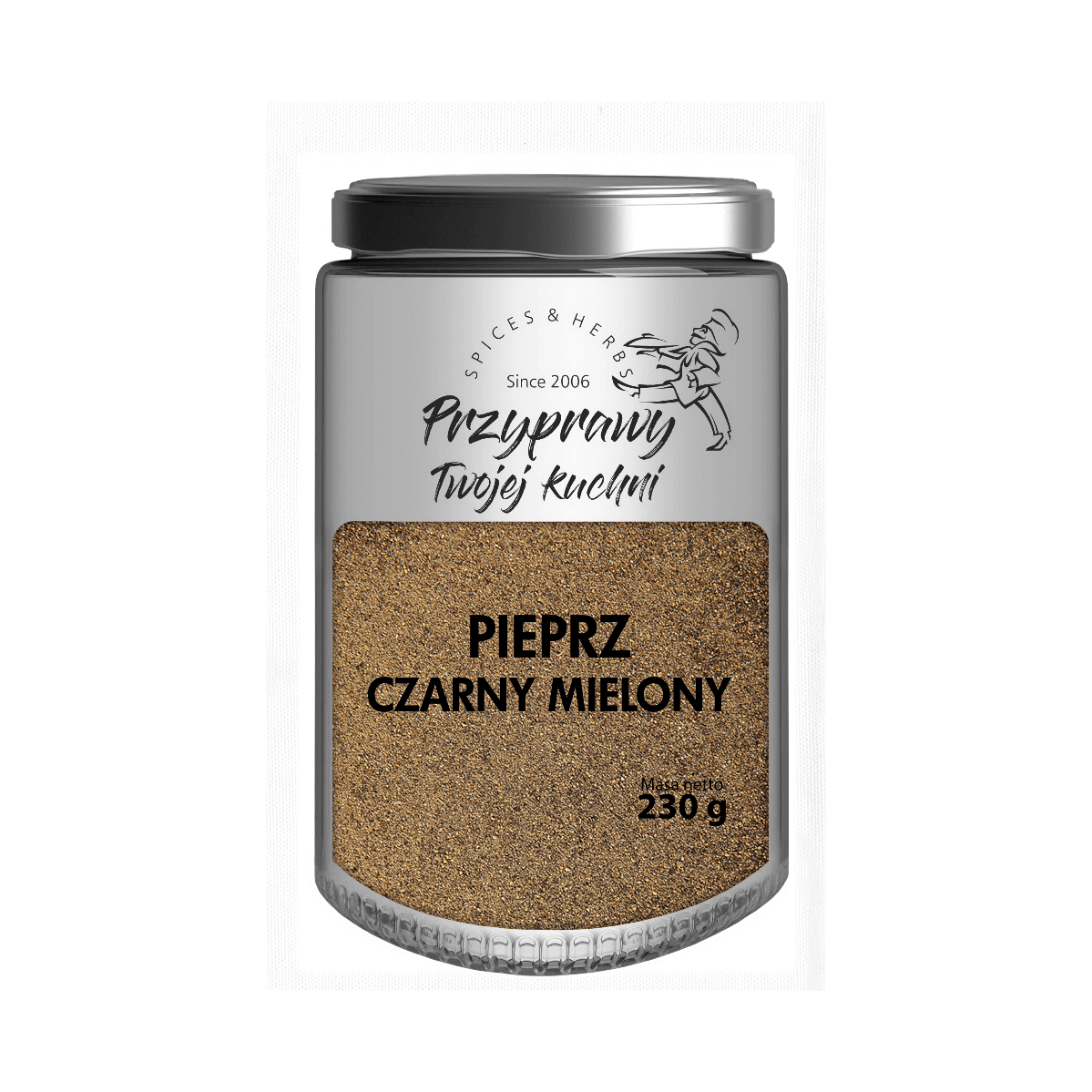 Pieprz czarny mielony Przyprawy Twojej kuchni - 250 g