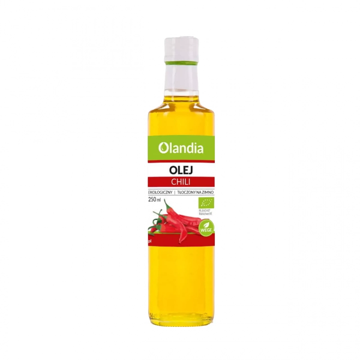 Olej słonecznikowy z chili EKO 250 ml Olandia