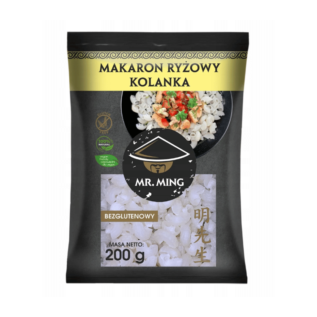 Makaron ryżowy kolanka 200 g Mr.Ming