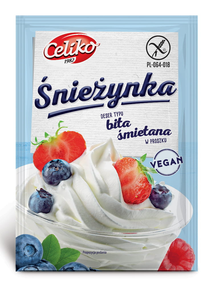 Bita śnietana śnieżynka bezglutenowa 50g CELIKO