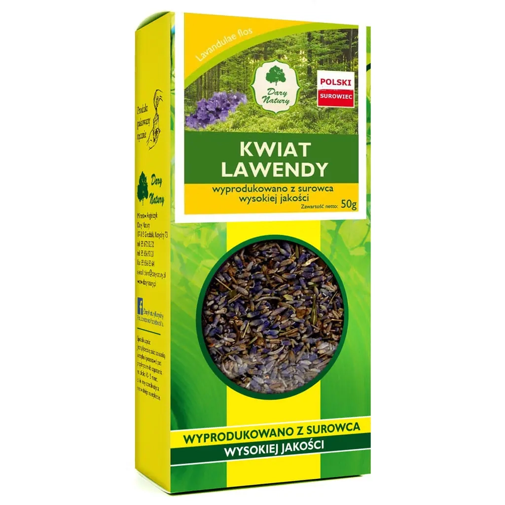 Kwiat Lawendy 50g Dary Natury