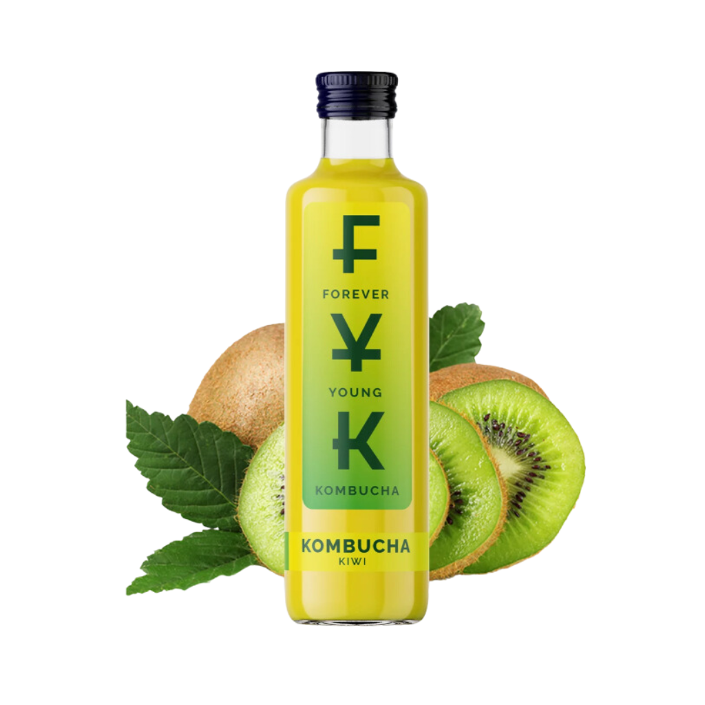 herbata Kombucha Kiwi 0,25l Napój Forever Young FYK