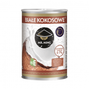 Mleczko mleko kokosowe 400ml bez dodatku E 5-7% tłuszczu Mr. Ming