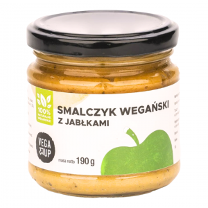 Smalczyk wegański z jabłkami 190 g Vegaup