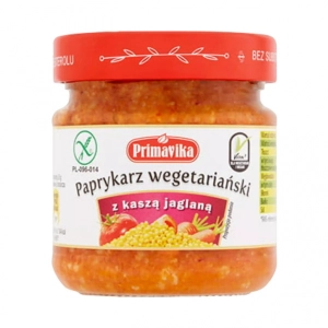 Paprykarz wegetariański z kaszą jaglaną 160 g Primavika