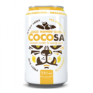Woda Kokosowa 100% naturalna mango 330 ml Diet Food