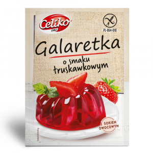 Galaretka o smaku truskawkowym bezglutenowy 75g Celiko