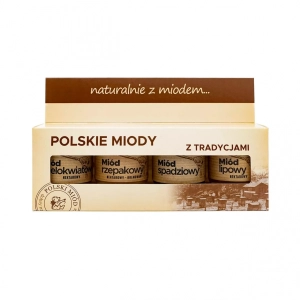 Zestaw miodów z polskich pasiek 4x50g Łysoń