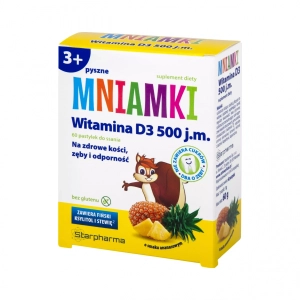 Mniamki z witaminą D3 500 j.m 60 pastylek Mniam-Mniam