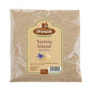 Siemię lniane - mielone Orzeszek - 100 g