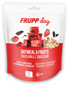 FRUPP Day kostki owsiane Truskawka i czekolada bezglutenowe 25g Celiko