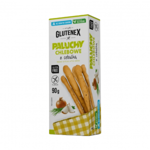 Paluchy chlebowe z cebulą bez dodatku cukrów 90g Glutenex