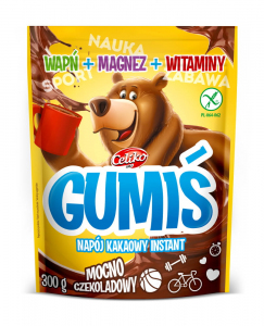 Gumiś napój kakaowy instant z witaminami i magnezem bezglutenowy 300g Celiko