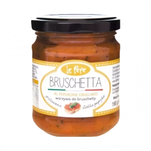 Bruschetta grillowana słodka papryka 190g LePepe