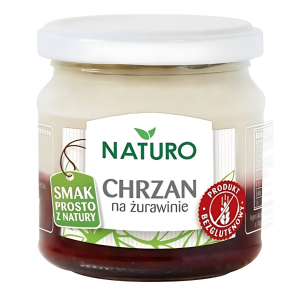 Chrzan na żurawinie 190 g Naturo
