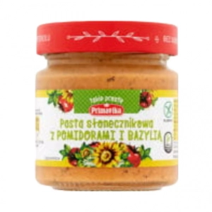 Pasta słonecznikowa z pomidorami i bazylią - Bezglutenowa 185 g Primavika