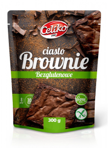 Mieszanka do ciasta brownie bezglutenowa 300g Celiko