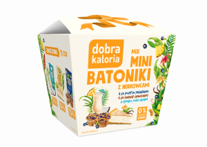 Mix Mini batoniki z nerkowców ALA Muffin jagodowy, ALA sernik waniliowy, smak Pina Colada Dobra Kaloria