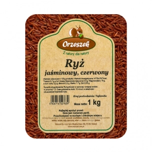 Ryż jaśminowy czerwony Orzeszek - 1 kg