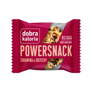 Baton powersnack żurawina i orzechy 30g Dobra Kaloria