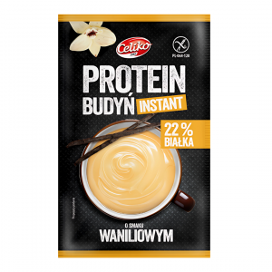 Budyń proteinowy o smaku waniliowym instant bezglutenowy 40g Celiko