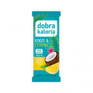 Baton - kokos & cytryna 30 g Dobra Kaloria