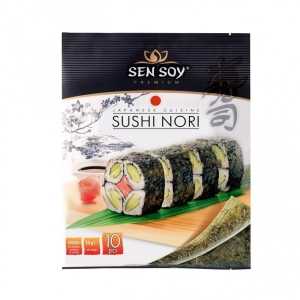 Algi Nori do sushi 25g 10 sztuk Sen Soy