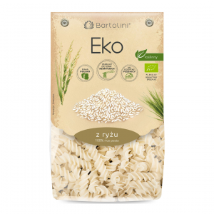 Makaron ryżowy świderek ekologiczny 250g Bartolini