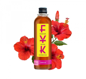 Kombucha Hibiskus 0,25l Napój Forever Young FYK