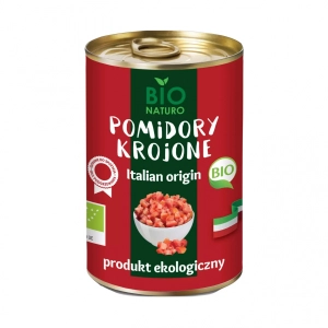 Ekologiczne pomidorki krojone w puszcze 400 g Bio Naturo