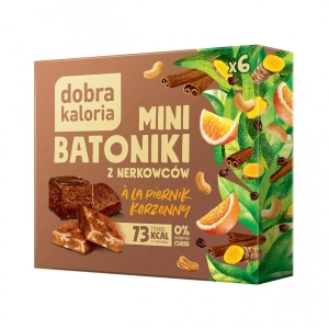 Mini batoniki z nerkowców ALA piernik korzenny Dobra Kaloria