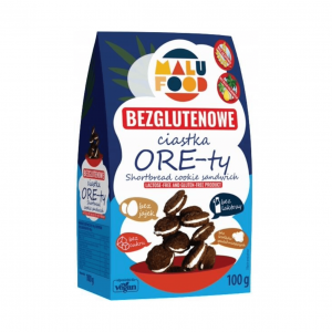 Ciastka ORE-ty Bezglutenowe bez cukru 100 g Malu Food