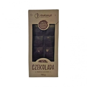 Czekolada z pastą arachidową bez cukru (słodzona erytrytolem) 100 g Krukam