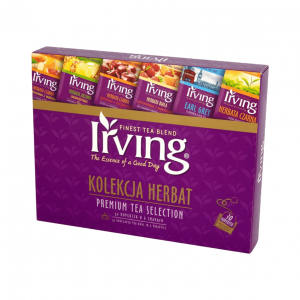 Kolekcja herbat Premium Tea Selection 30 kopertek w 6 smakach Irving