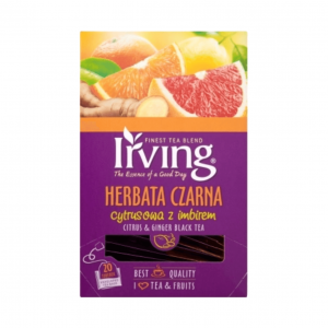 Herbata czarna cytrusowa z imbirem 30 g (20 torebek) Irving