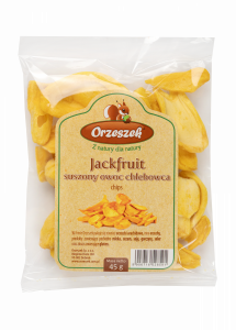 Suszony owoc chlebowca Jackfruit chips 45g