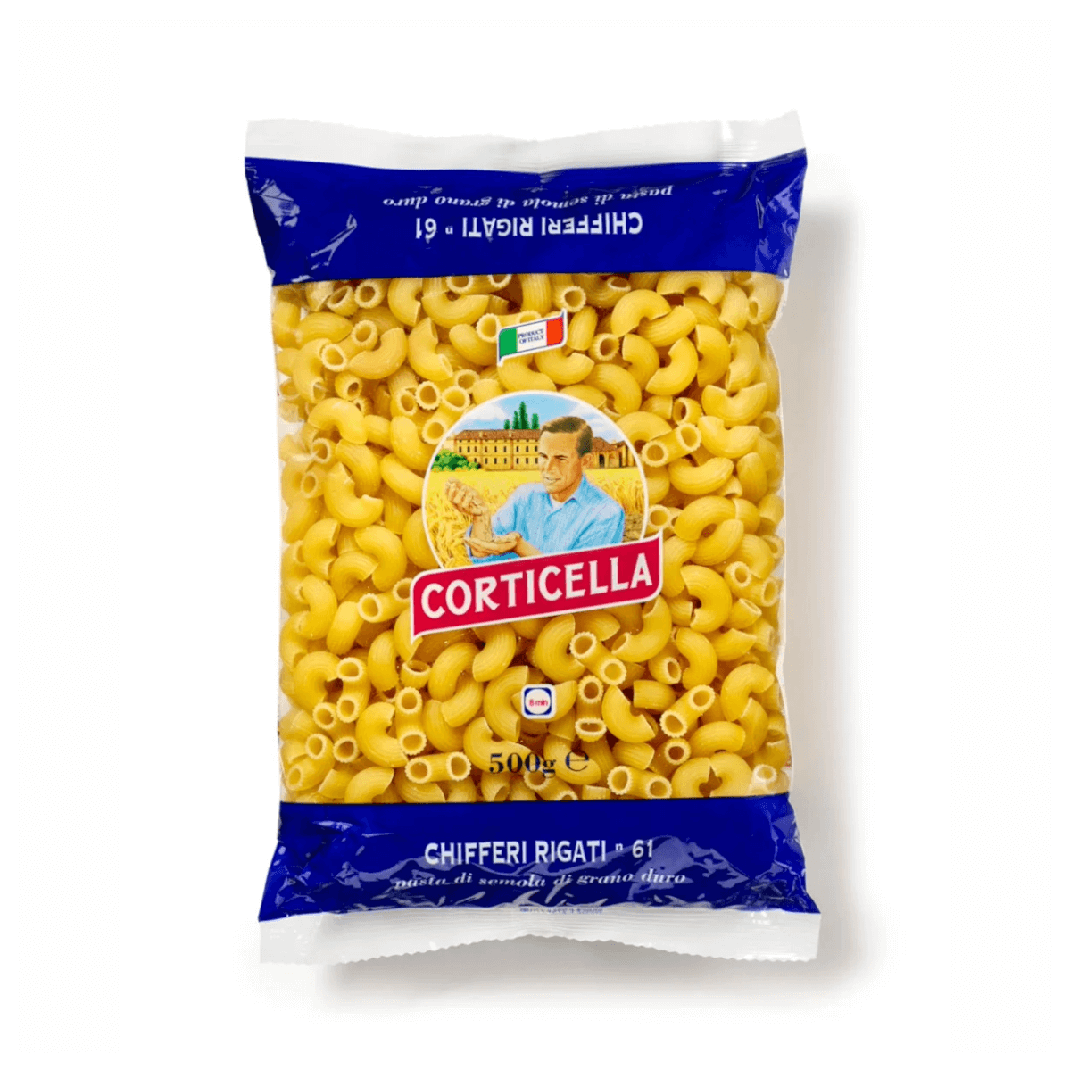 MAKARON Kolanko Chifferi rigati 500g CORTICELLA.png
