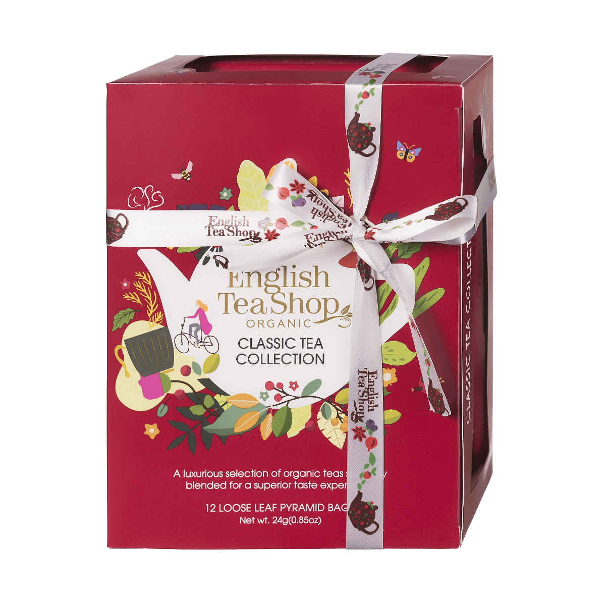 Zestaw herbat ekologicznych w piramidkach Classic Tea Collection RED English Tea Shop.png